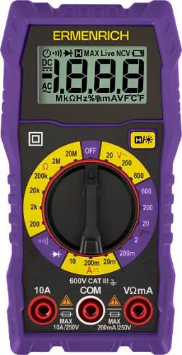 картинка Цифров мултиметър Ermenrich Zing TC07, изображение 1