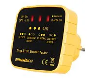 снимка Тестер за захранващи контакти Ermenrich Zing ST30