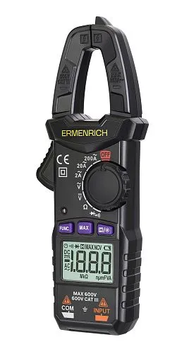 картинка Цифрови амперметър клещи Ermenrich Ping MK10, изображение 1