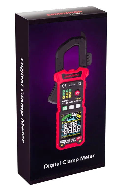снимка Цифрови амперметър клещи Ermenrich Ping MK30, изображение 10