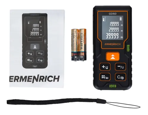 снимка Лазерен измерител Ermenrich Reel PLUS GD60, изображение 2