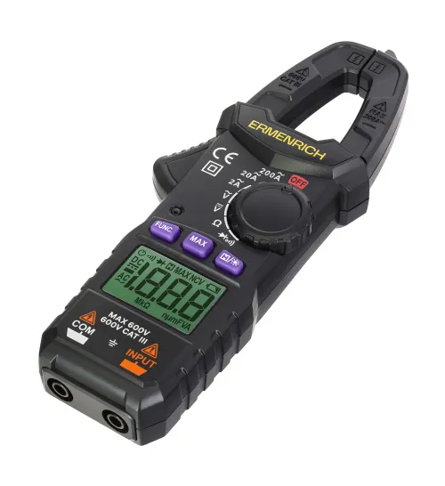 картинка Цифрови амперметър клещи Ermenrich Ping MK10, изображение 3