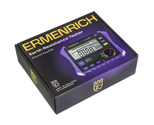 снимка Тестер за съпротивлението на заземяването Ermenrich Ping ET60, изображение 9