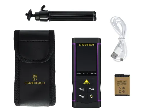 снимка Лазерен измерител Ermenrich PRO LR200, с камера, изображение 2