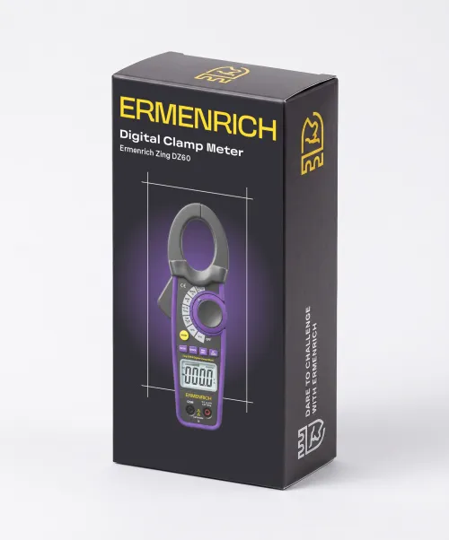 картинка Цифрови амперметър клещи Ermenrich Zing DZ60 , изображение 2