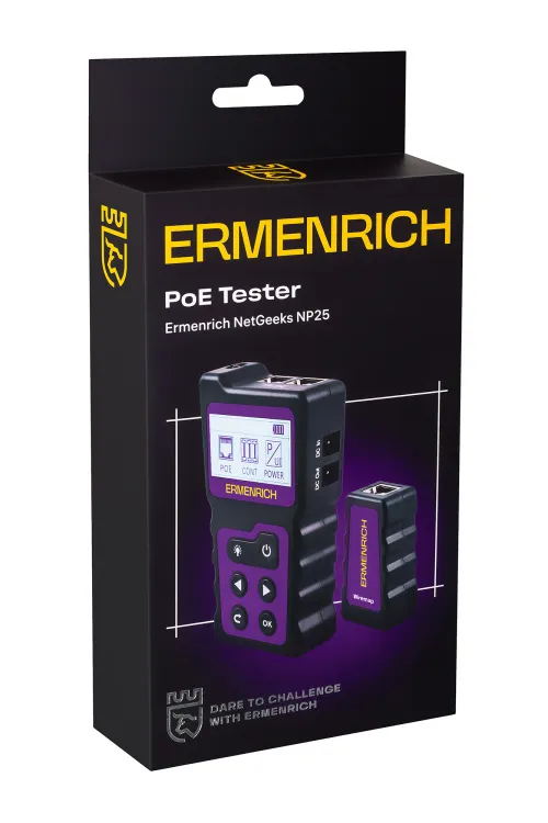 изображение PoE тестер Ermenrich NetGeeks NP25, изображение 11
