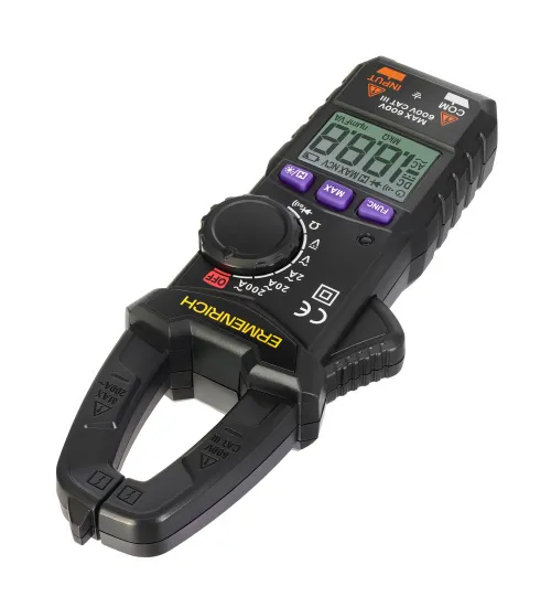 картинка Цифрови амперметър клещи Ermenrich Ping MK10, изображение 4