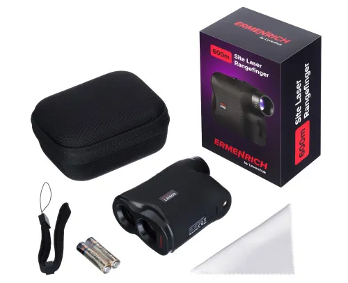 фотография Строителен лазерен далекомер Ermenrich LR600, черен, изображение 2