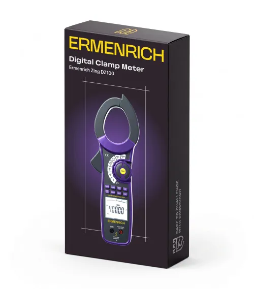 изображение Цифрови амперметър клещи Ermenrich Zing DZ100 , изображение 2
