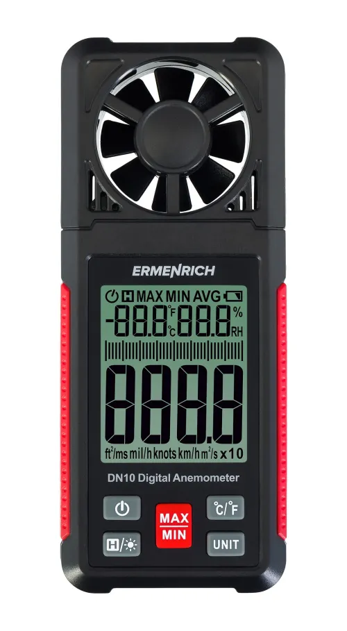 изображение Цифров анемометър Ermenrich Seek DN10, изображение 3
