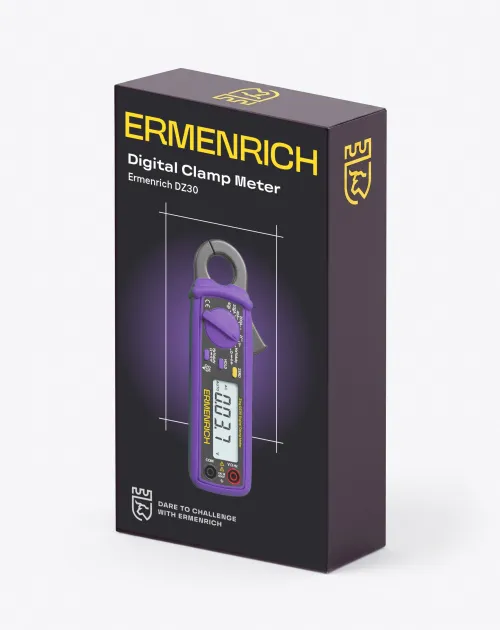 изображение Цифрови амперметър клещи Ermenrich Zing DZ30 , изображение 2