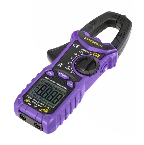 снимка Цифрови амперметър клещи Ermenrich Ping MK20, изображение 4