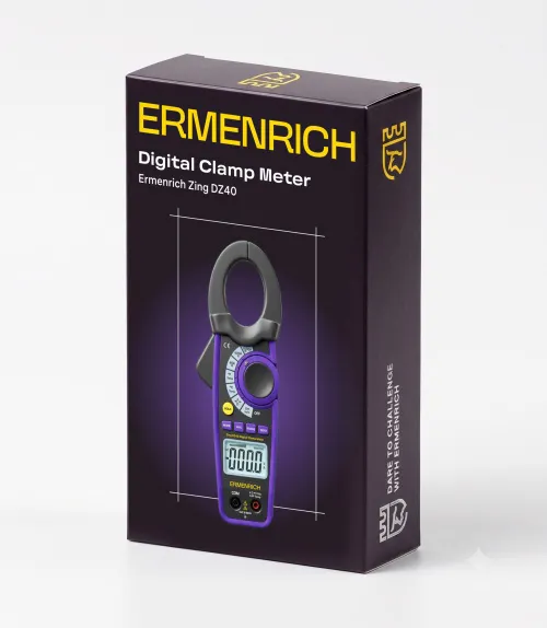 снимка Цифрови амперметър клещи Ermenrich Zing DZ40 , изображение 2