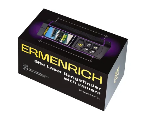 снимка Лазерен измерител Ermenrich PRO LR100, с камера, изображение 8