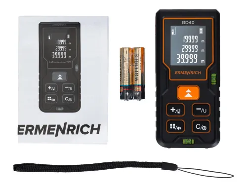 картинка Лазерен измерител Ermenrich Reel PLUS GD40, черен, изображение 2