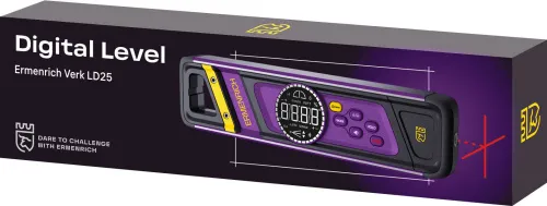 снимка Цифров нивелир Ermenrich Verk LD25 с лазер, изображение 2