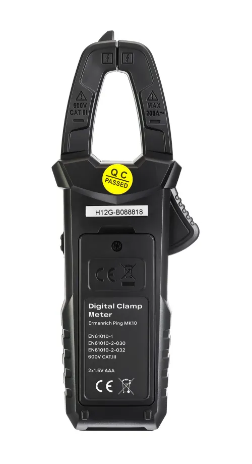 картинка Цифрови амперметър клещи Ermenrich Ping MK10, изображение 6