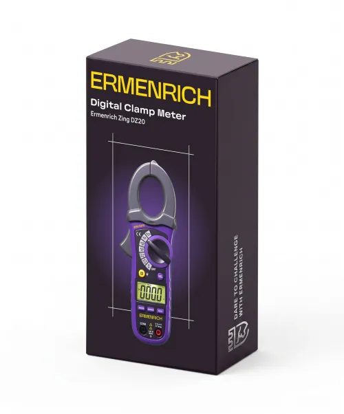 снимка Цифрови амперметър клещи Ermenrich Zing DZ20 , изображение 2