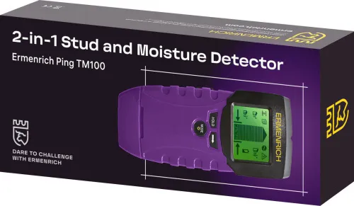 изображение Детектор за издатини и влага Ermenrich Ping TM100 2 в 1, изображение 2